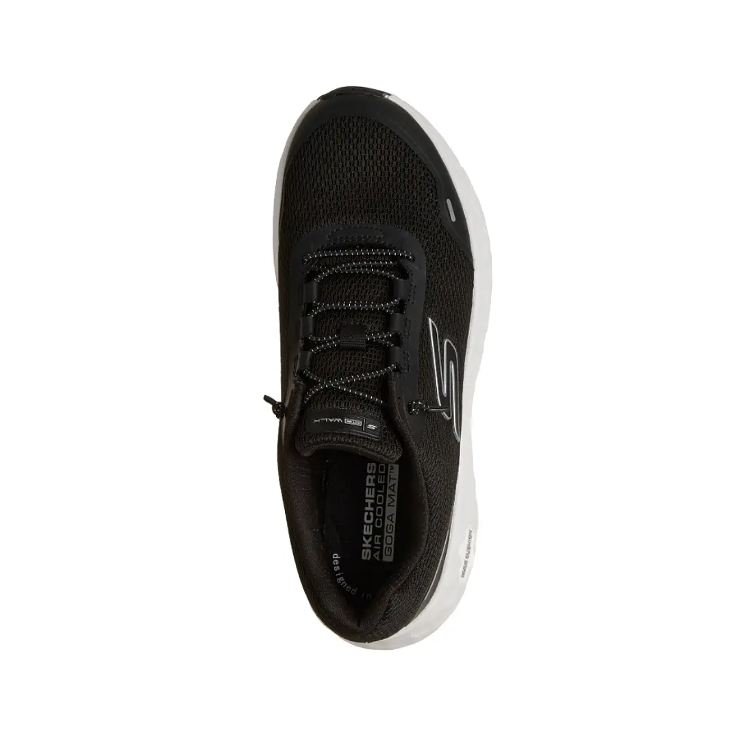 Tenis Skechers Gowalkmaxcushioningflex Mujer-Negro/Blanco 5