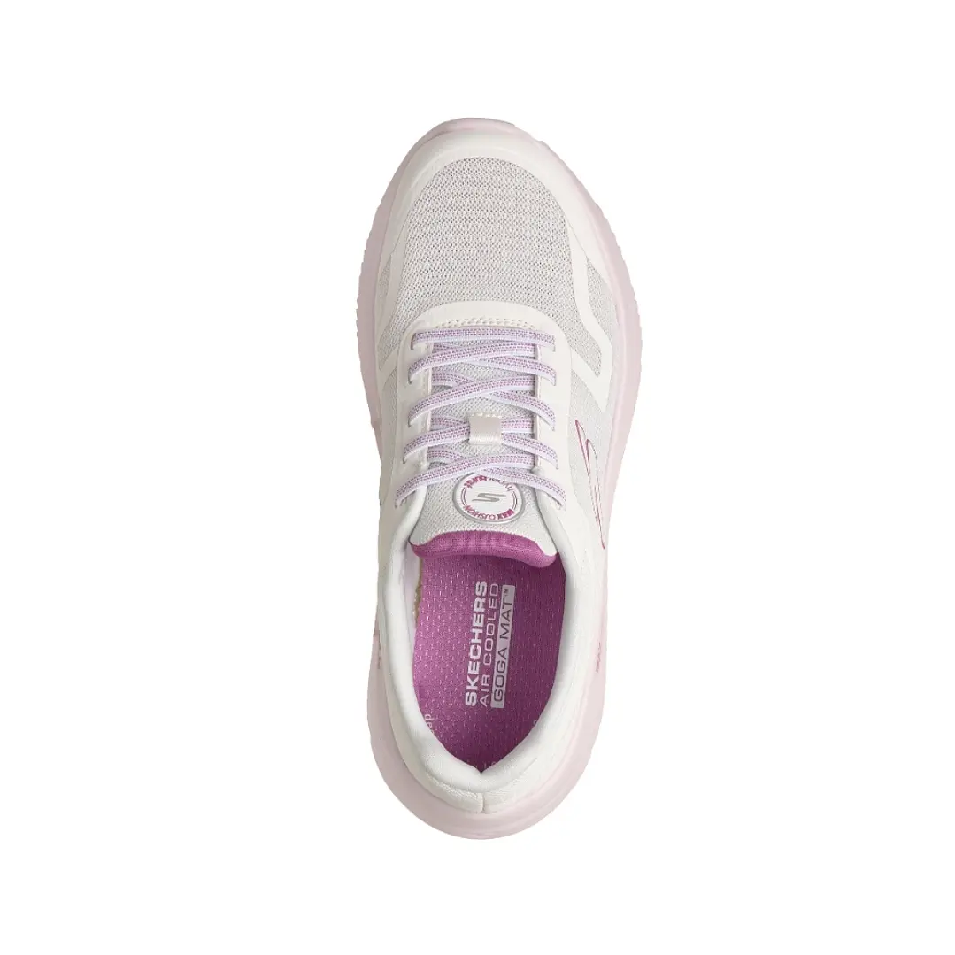 Tenis Skechers Gowalkmaxcushioninghyper Mujer-Blanco/Morado 5