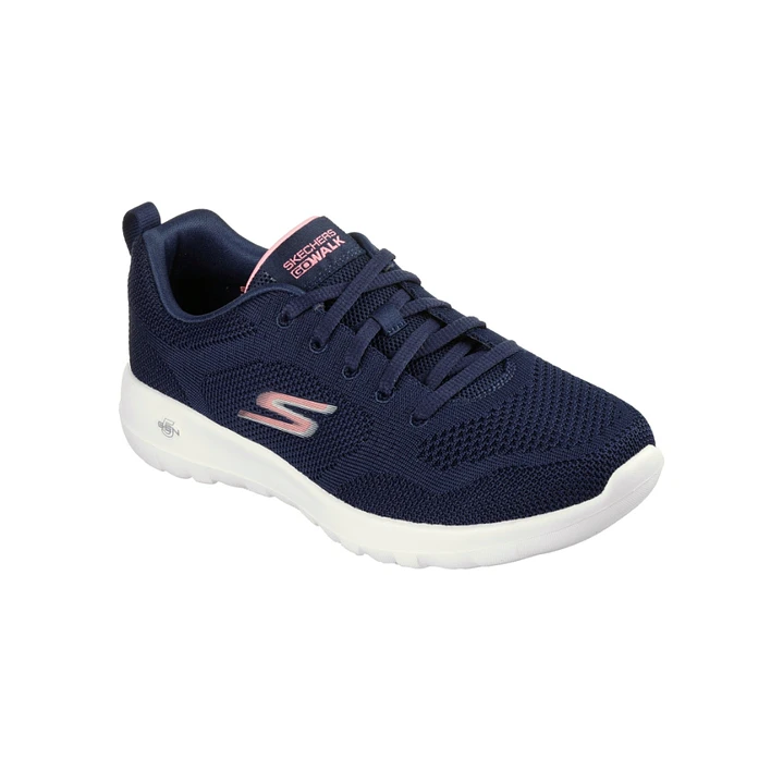 Tenis Skechers Go Walk Joy - Violet Mujer-Azul/Rosado 4