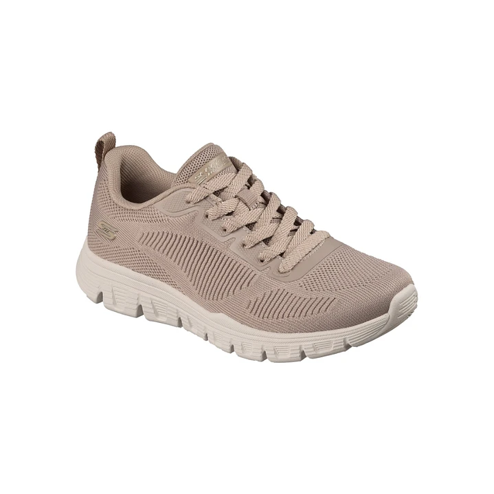 Tenis Skechers Bobsb-Lite-Slightflex Mujer-Gris Pardo 4