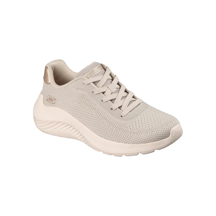 Tenis Skechers Bobssquadwaves-Currentlook Mujer-Blanco Hueso 4
