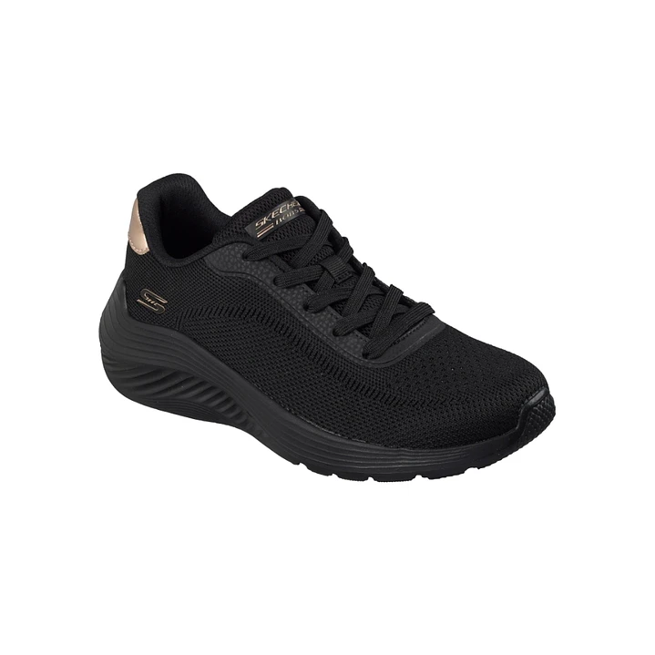 Tenis Skechers Bobssquadwaves-Currentlook Mujer-Negro 4