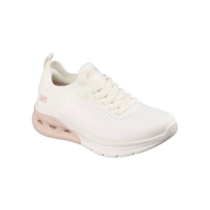 Tenis Skechers Bobs Arc Waves 2.0-Now Sprint Mujer-Blanco 4