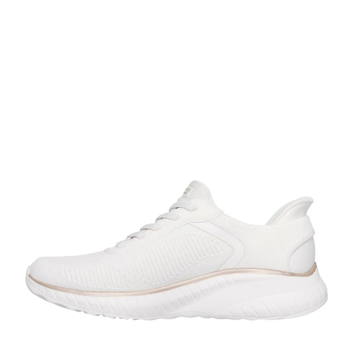 Tenis Skechers Bobssquadchaos-Currentmuse Mujer-Blanco/Oro 3