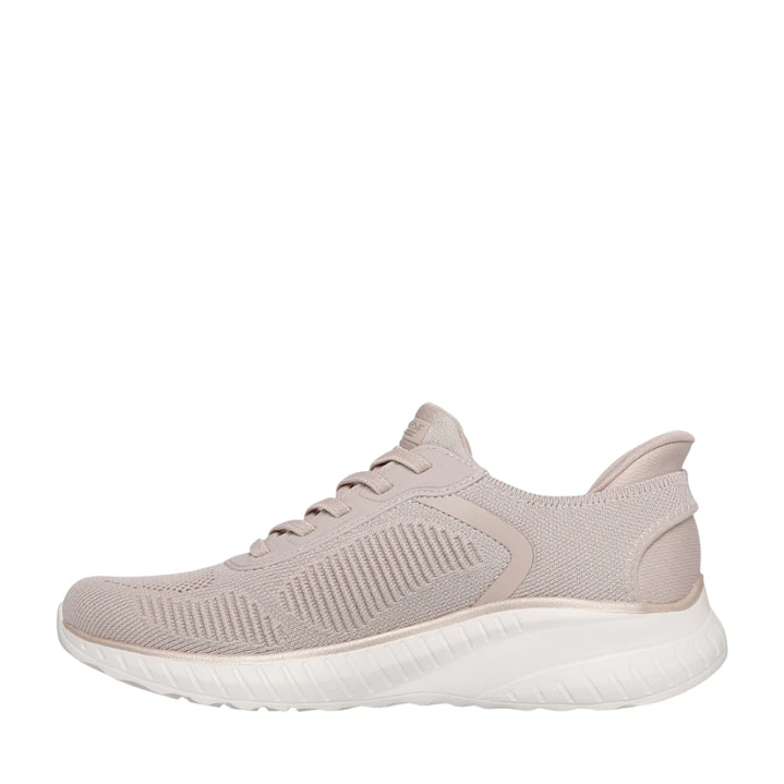Tenis Skechers Bobssquadchaos-Currentmuse Mujer-Beige/Oro 3