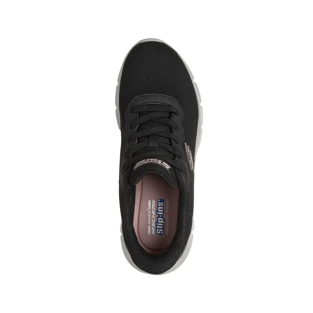 Tenis Skechers Bobsbflex-Flexlucy Mujer-Negro 5