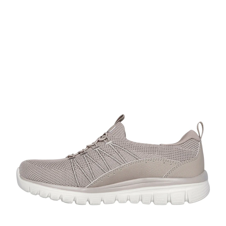Tenis Skechers Graceful-Pictureperfect Mujer-Gris Pardo 3