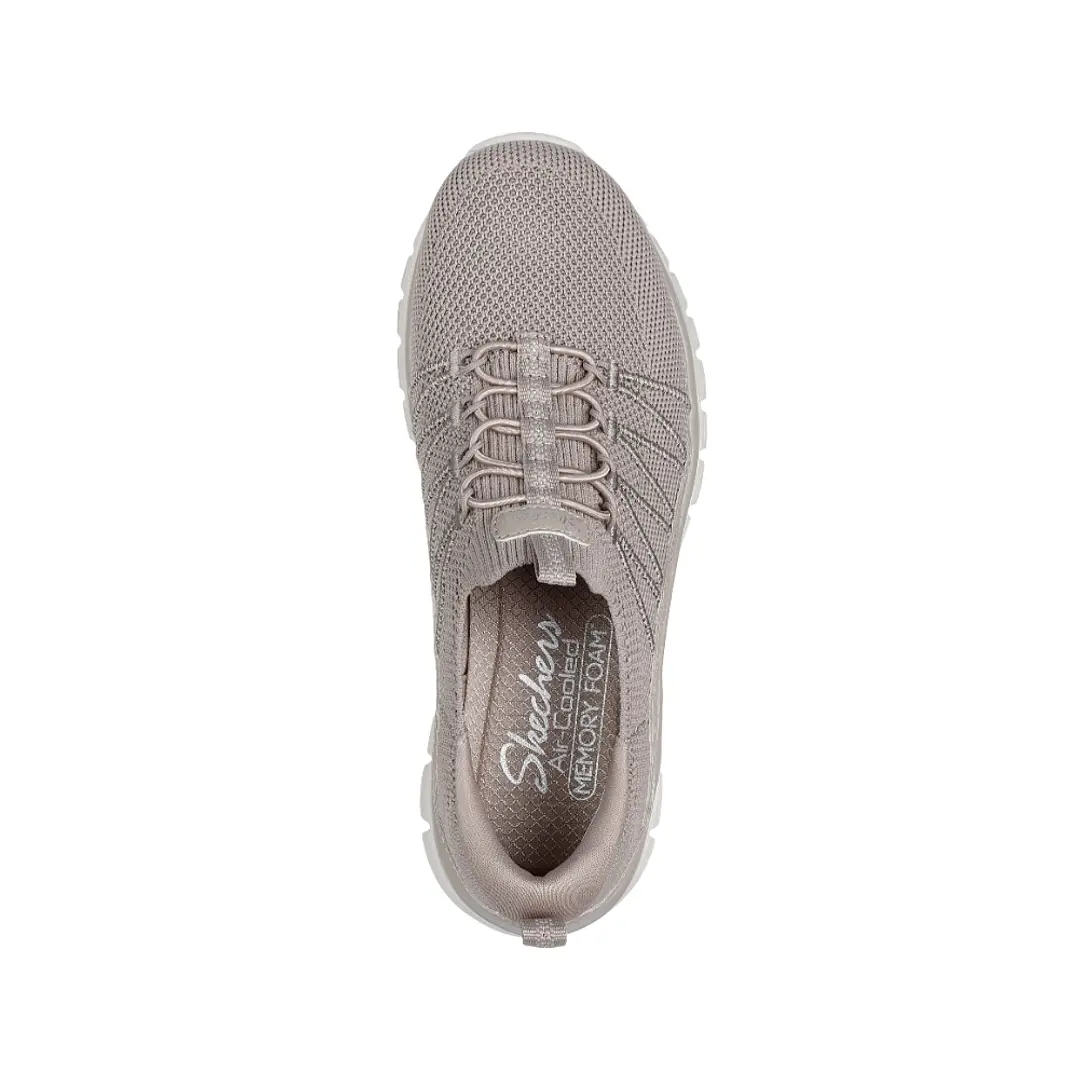 Tenis Skechers Graceful-Pictureperfect Mujer-Gris Pardo 5