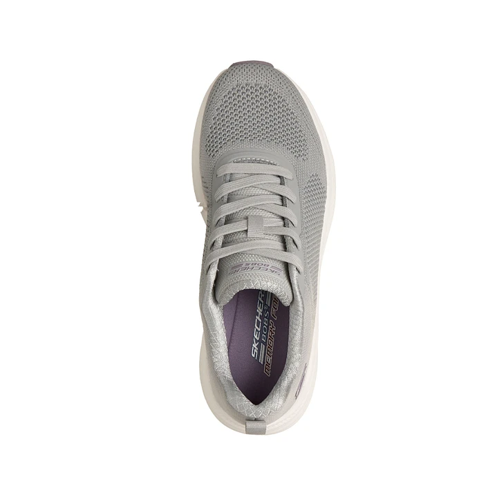 Tenis Skechers Bobs Skillz-Too Tone Mujer-Gris Claro 5