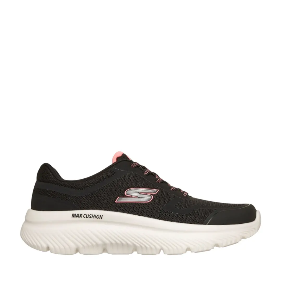 Tenis Skechers Go Walk Max Cushioning Hyper Mujer-Negro/Rosa 1
