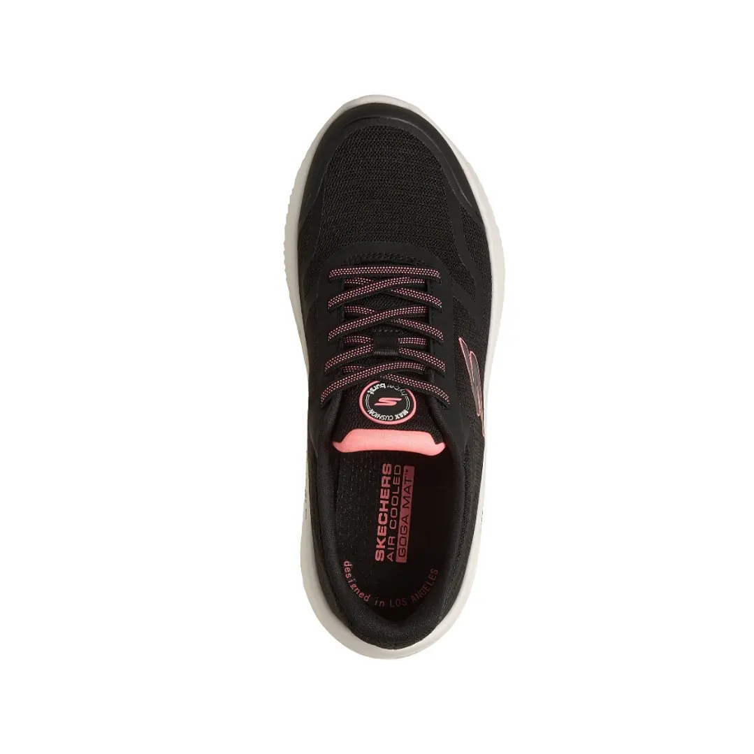 Tenis Skechers Go Walk Max Cushioning Hyper Mujer-Negro/Rosa 5