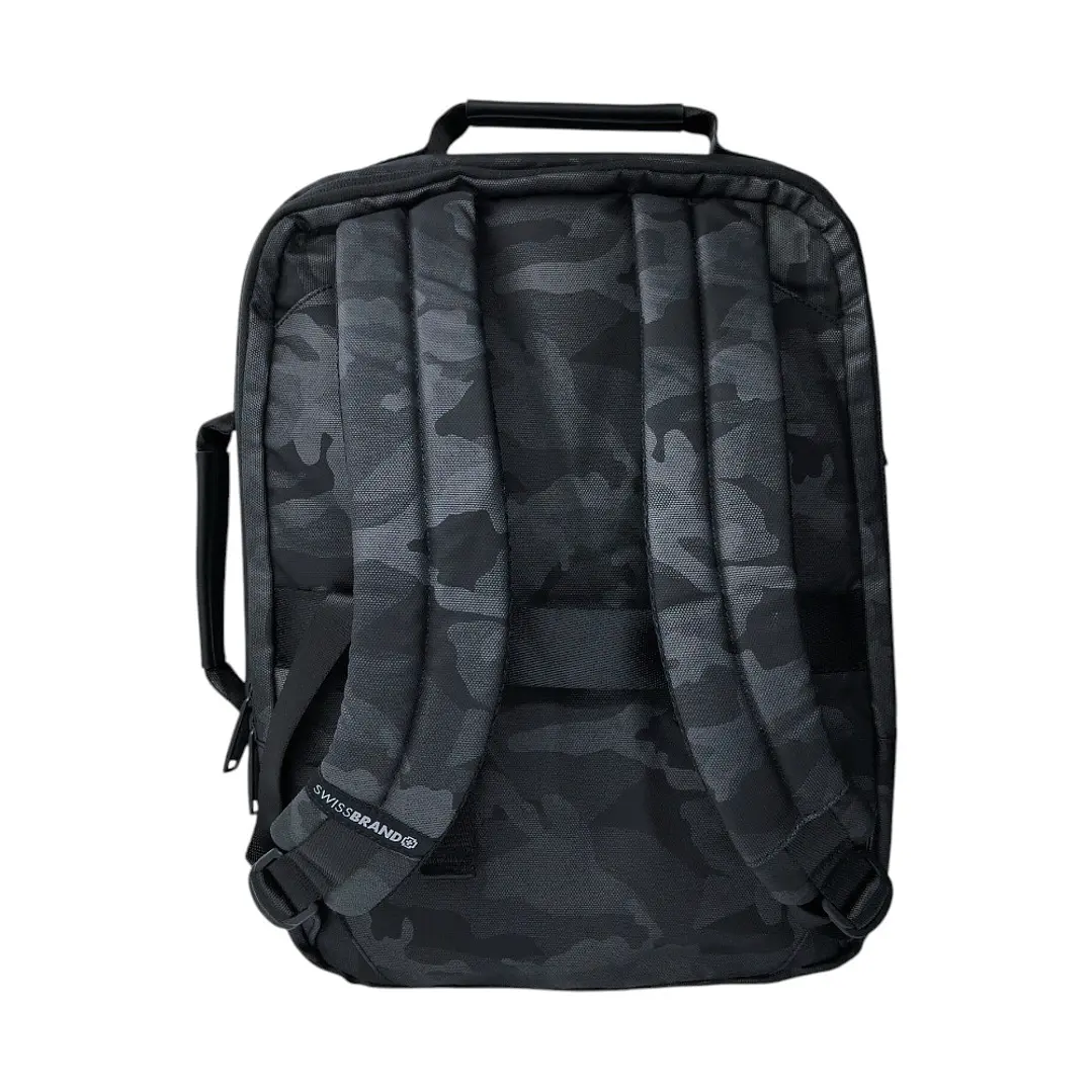 Morral Swissbrand Hanover-Negro/gris Camuflado 2