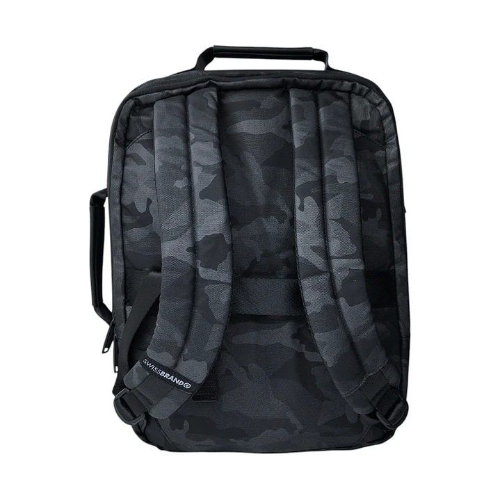 Morral Swissbrand Hanover-Negro/gris Camuflado 2