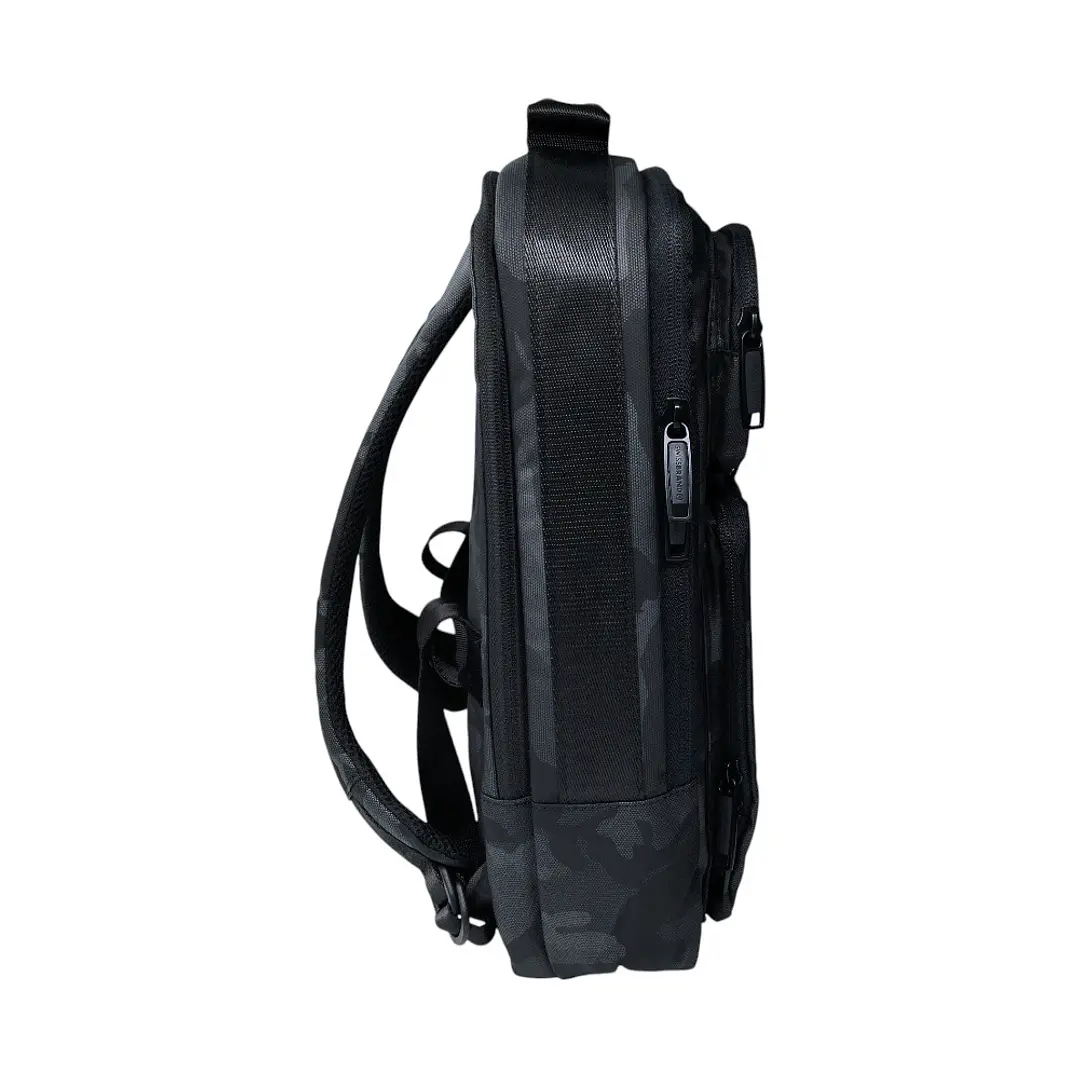 Morral Swissbrand Hanover-Negro/gris Camuflado 3