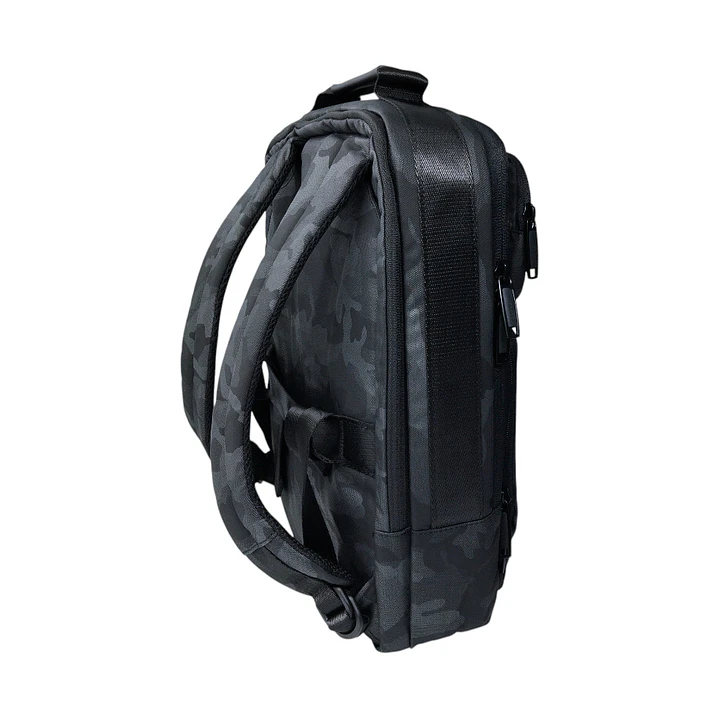 Morral Swissbrand Hanover-Negro/gris Camuflado 4
