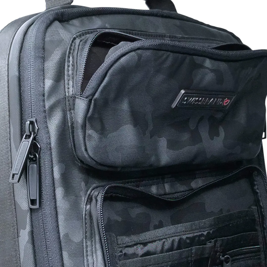 Morral Swissbrand Hanover-Negro/gris Camuflado 5