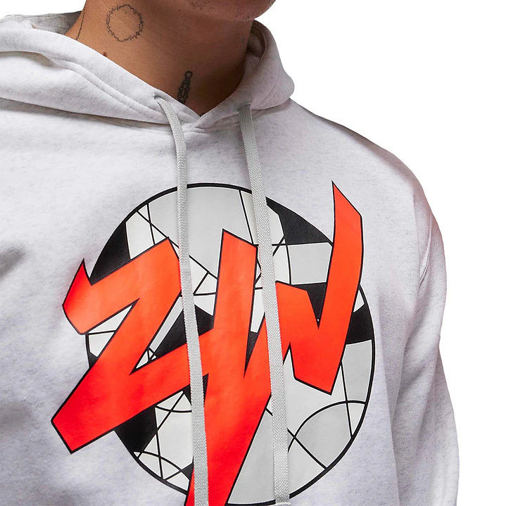 Hoodie Nike Zion Graphic-Blanco 3