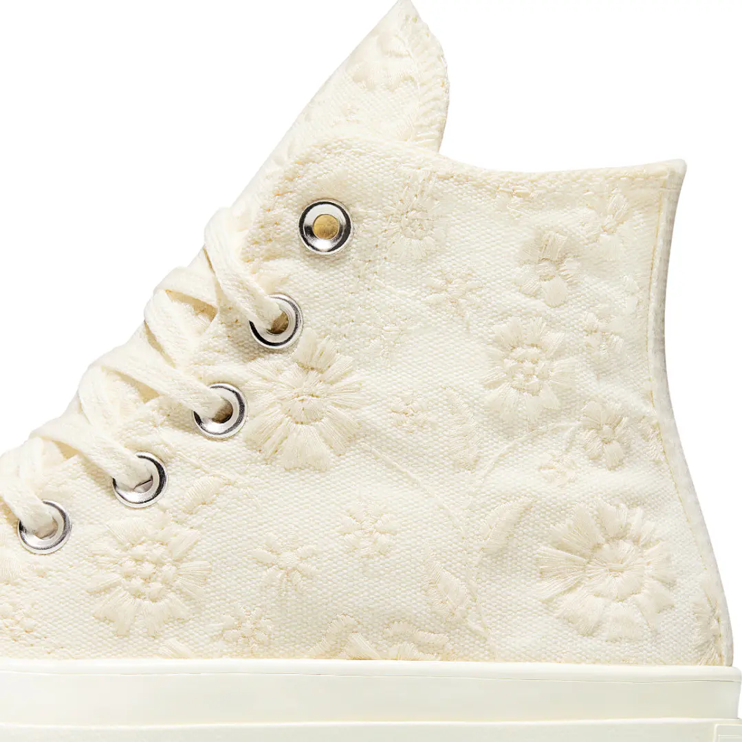 Botas Converse Chuck 70 Mujer-Beige Crema 7
