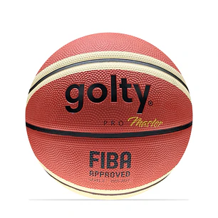 Balon Golty Pro Fiba Basket Master No.7-Naranja