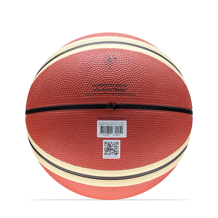 Balon Golty Pro Fiba Basket Master No.7-Naranja 4