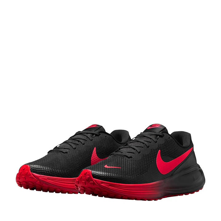 Tenis Nike Revolution 8 Hombre-Negro/Rojo 4