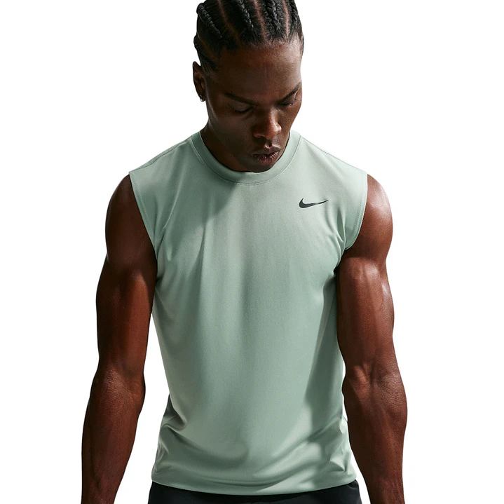 Camiseta Sin Mangas Nike M Df Tee Std Flex Hombre-Verde 1