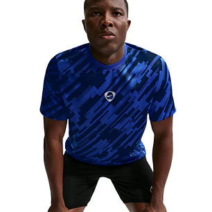 Camiseta Nike M Df Acd Ss Top Aop Hombre-Azul