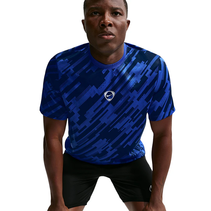Camiseta Nike M Df Acd Ss Top Aop Hombre-Azul 1