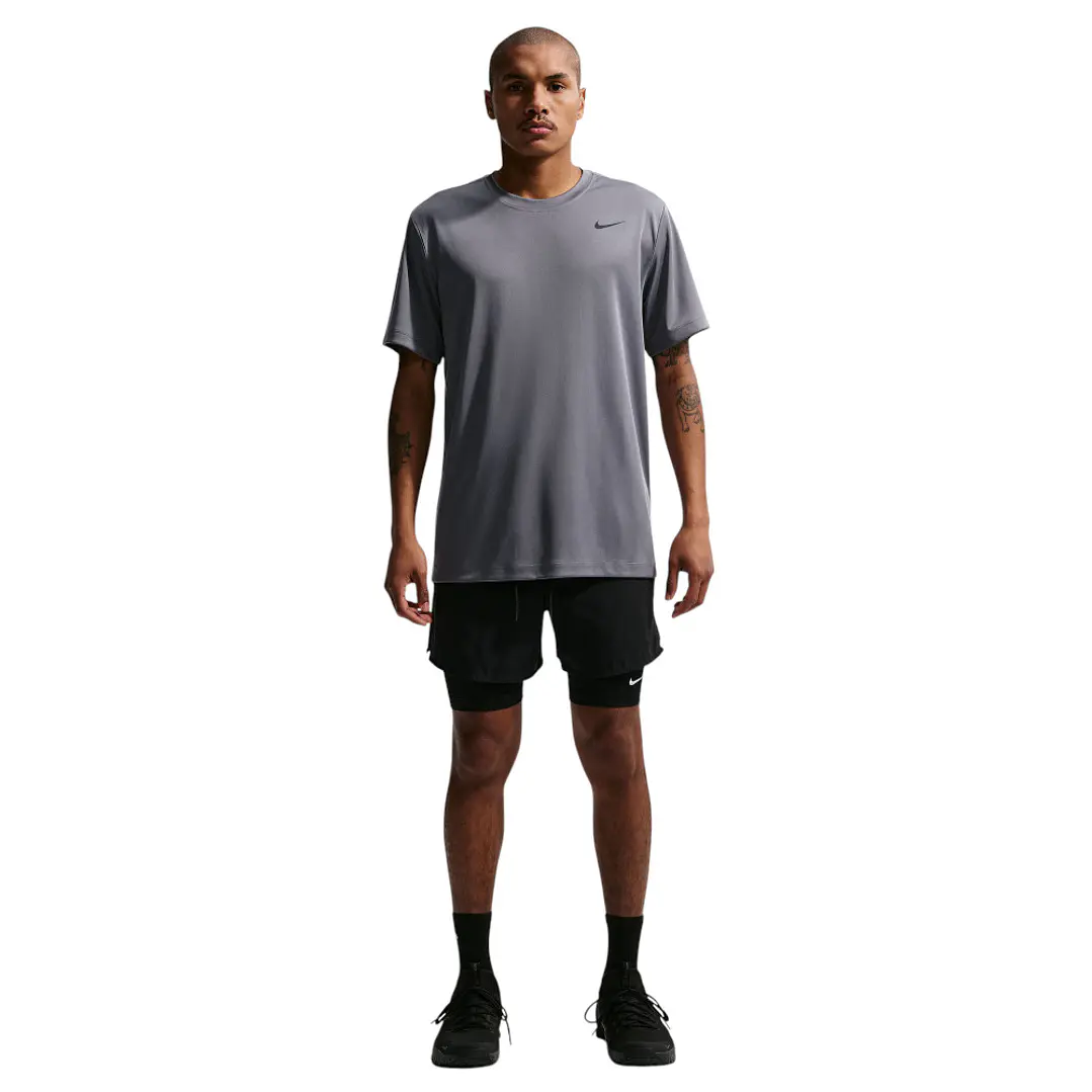 Camiseta Nike M Df Tee Std Flex Hombre-Gris 3