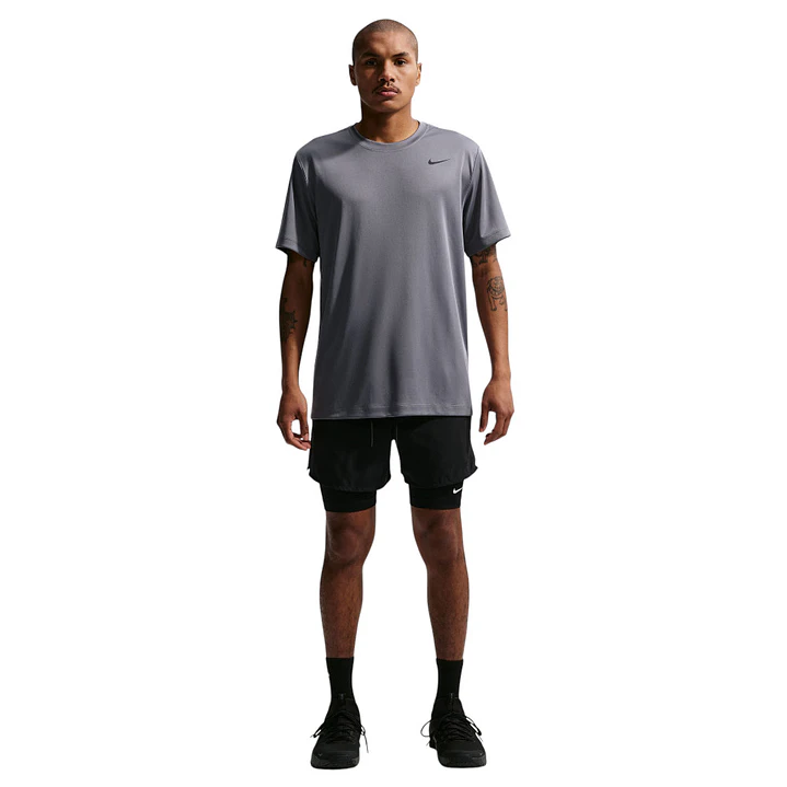 Camiseta Nike M Df Tee Std Flex Hombre-Gris 3