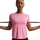 Camiseta Nike W One Classic Df Ss Top Mujer-Rosa - Miniatura 1
