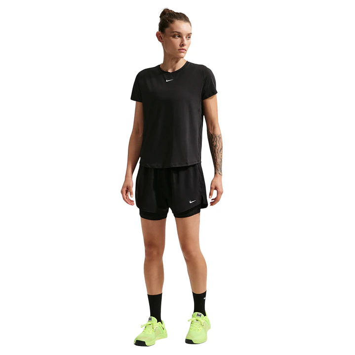 Camiseta Nike W One Classic Df Ss Top Mujer-Negro 3