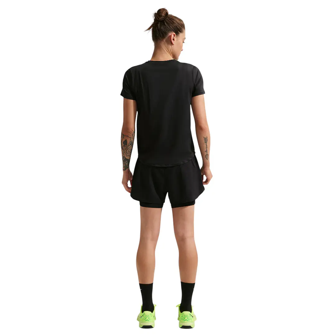 Camiseta Nike W One Classic Df Ss Top Mujer-Negro 4