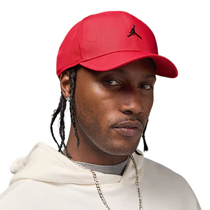 Gorra Nike U J Rise Cap S Cb Mtl Jm Hombre-Rojo
