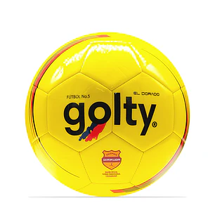 Balon Golty Futbol No Profesional Dorado-Amarillo
