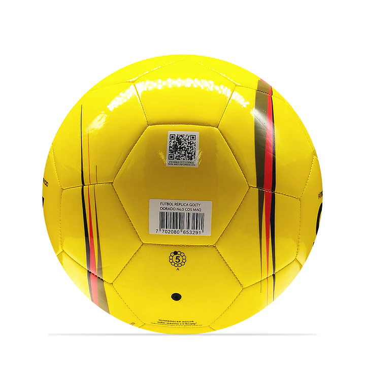Balon Golty Futbol No Profesional Dorado-Amarillo 4