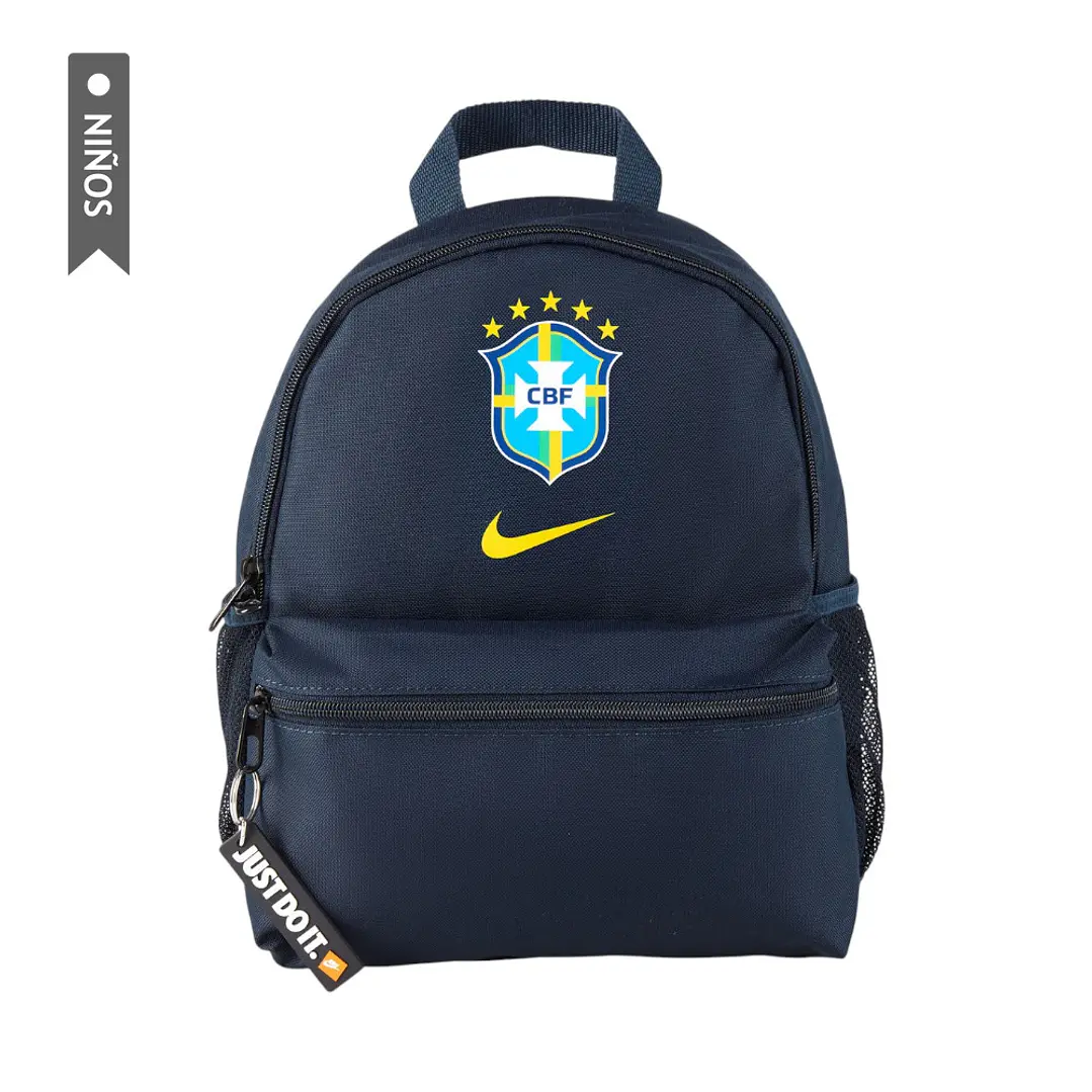 Morral Nike Brasil Youth Jdi Mini-Azul 1