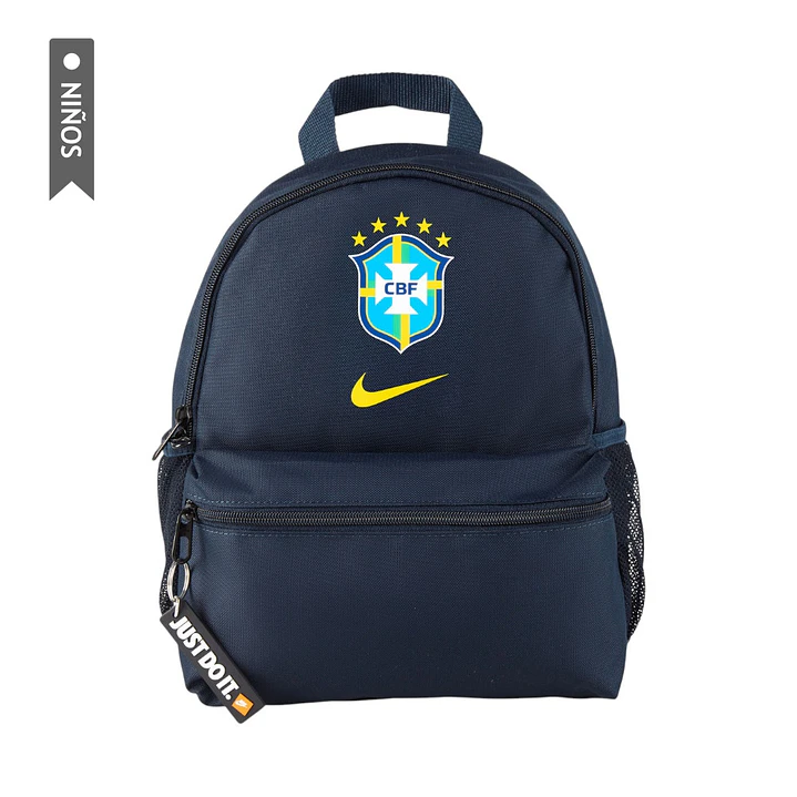 Morral Nike Brasil Youth Jdi Mini-Azul 1