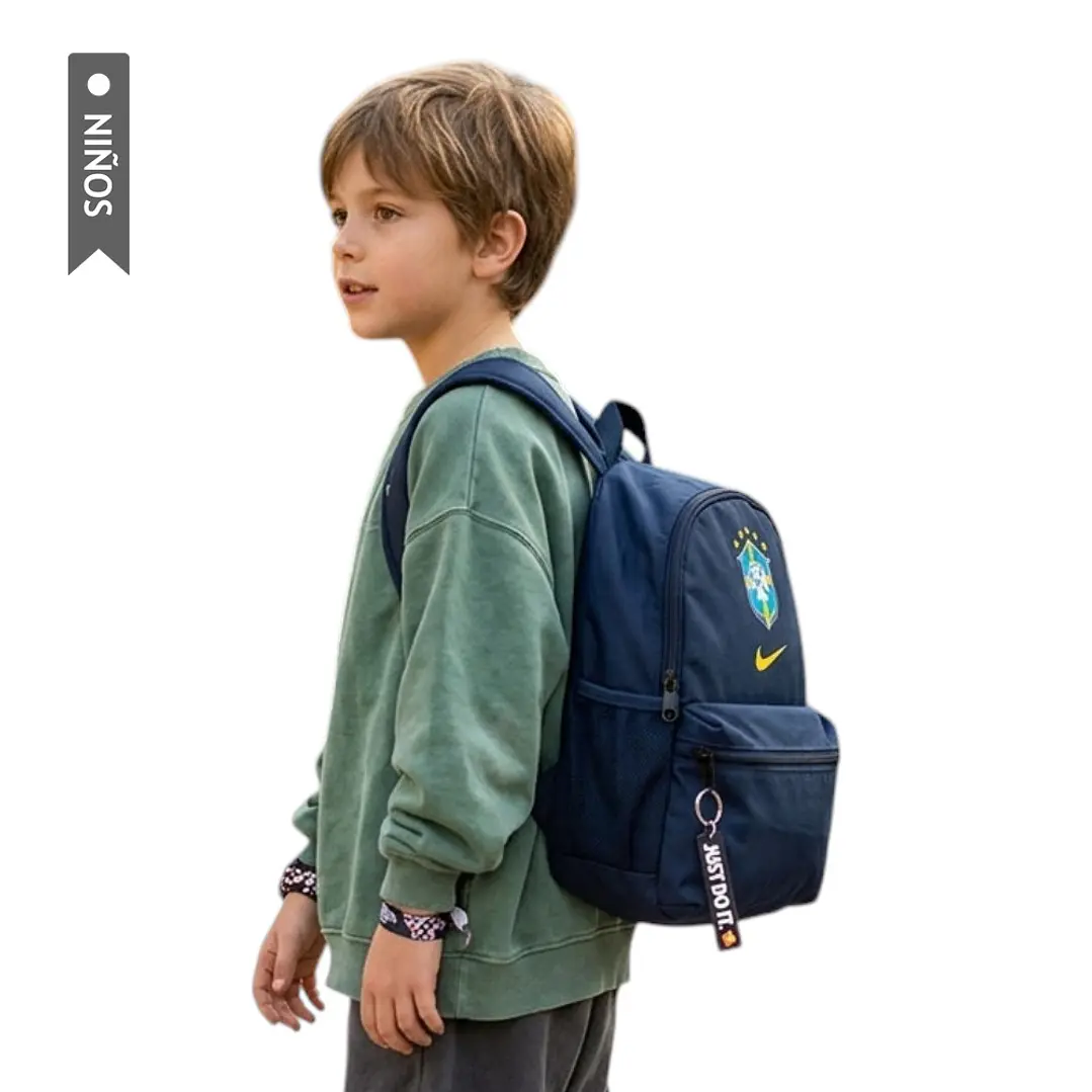 Morral Nike Brasil Youth Jdi Mini-Azul 5