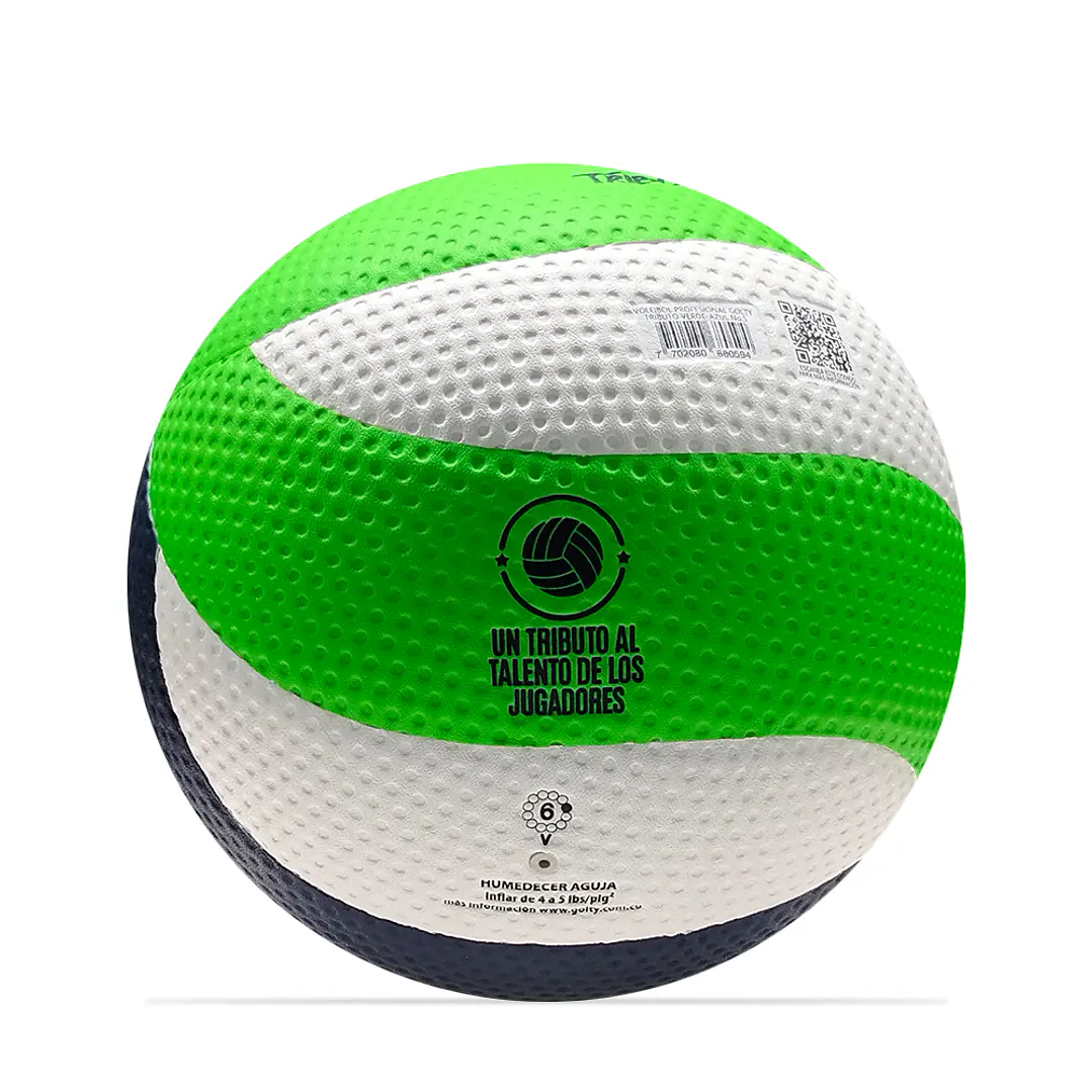 Balon Voleibol Profesional Golty Tributo No.5-Verde 3