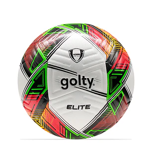 Balon De Futbol Pro Golty Elite Dualtech No.4-Negro/Naranja