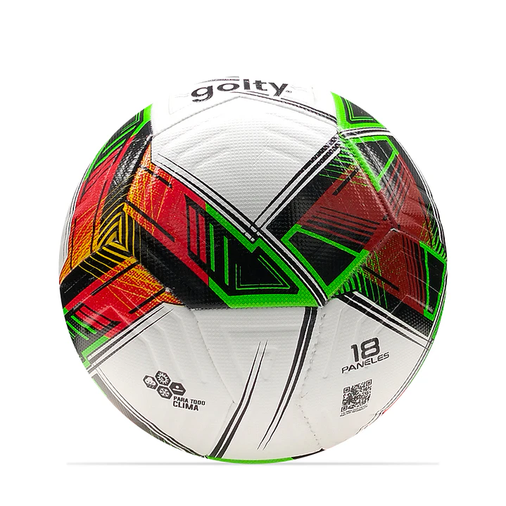 Balon De Futbol Pro Golty Elite Dualtech No.4-Negro/Naranja 2