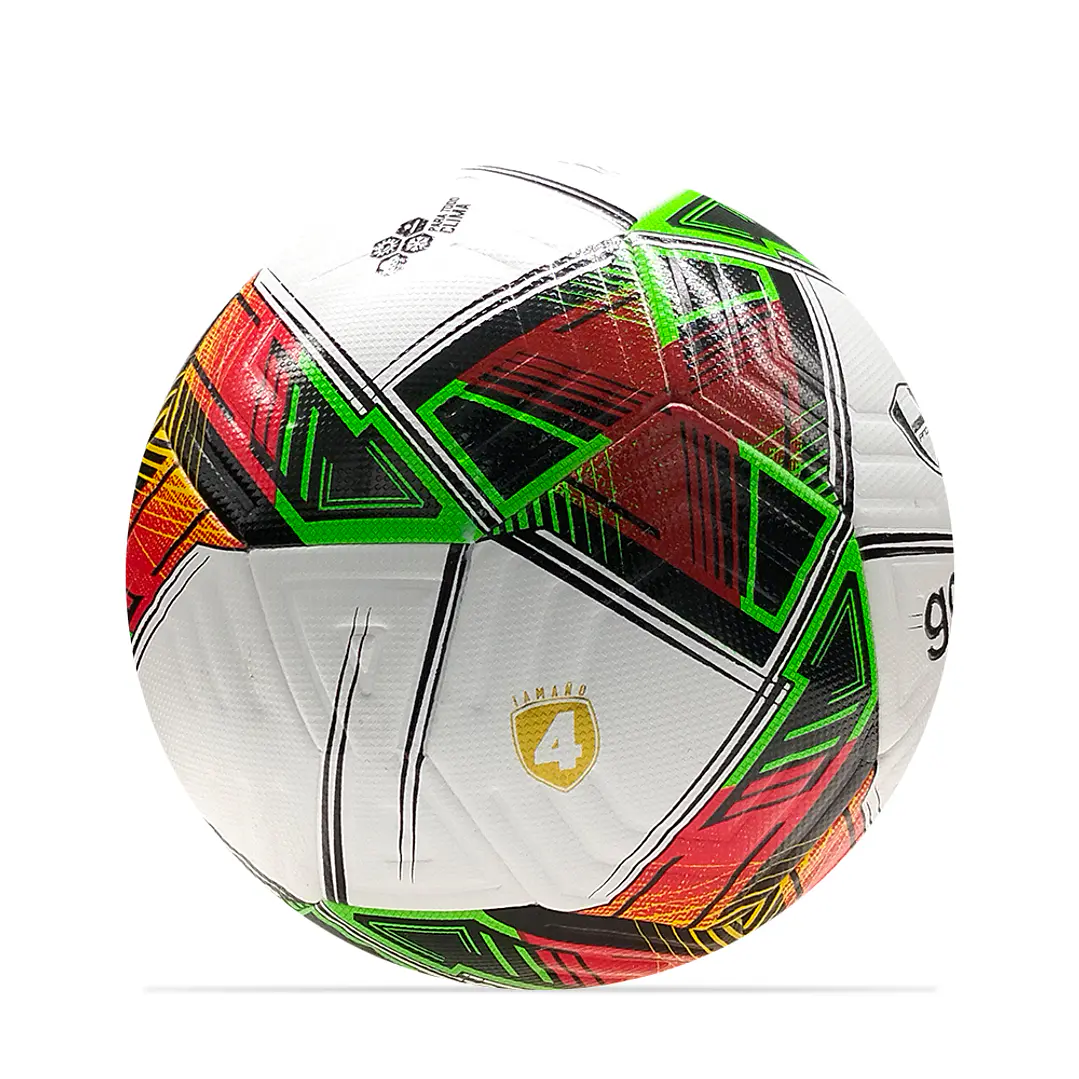 Balon De Futbol Pro Golty Elite Dualtech No.4-Negro/Naranja 3