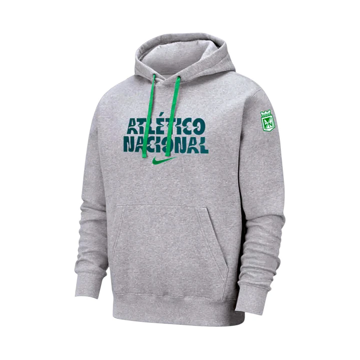 Hoodie Nike An M Club Po Ft Hombre-Gris 1