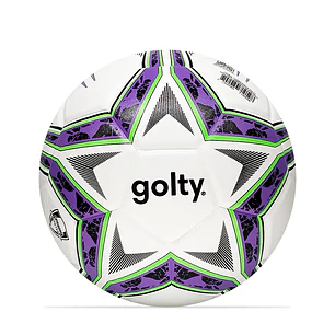 Balon Futbol Competencia Golty Volcanix No.4-Blanco