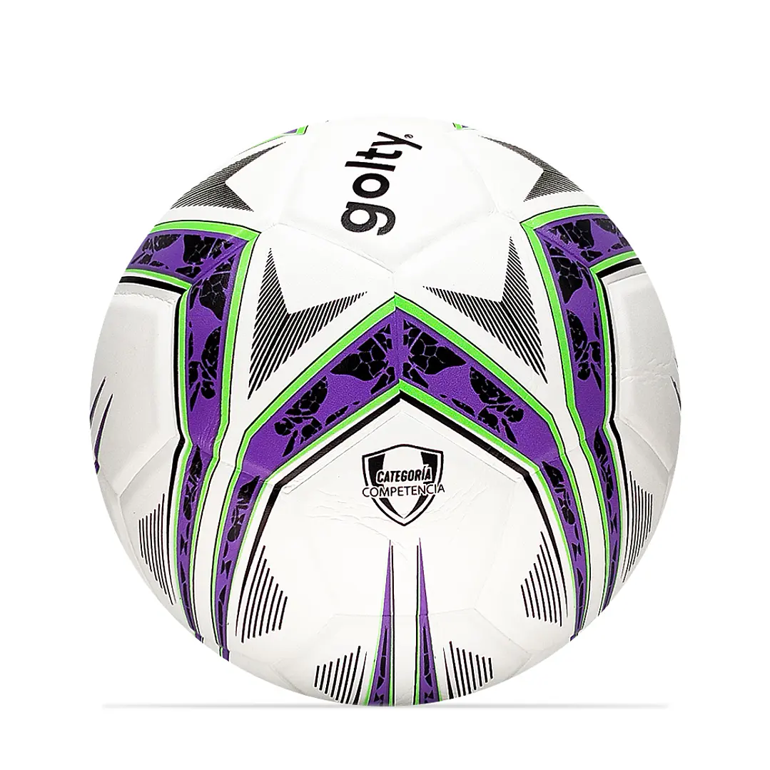 Balon Futbol Competencia Golty Volcanix No.4-Blanco 3