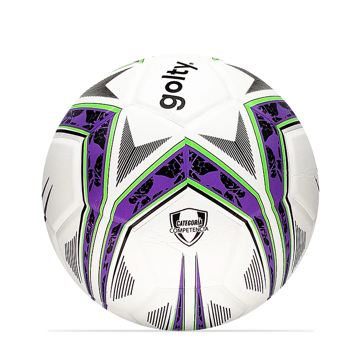 Balon Futbol Competencia Golty Volcanix No.4-Blanco 3