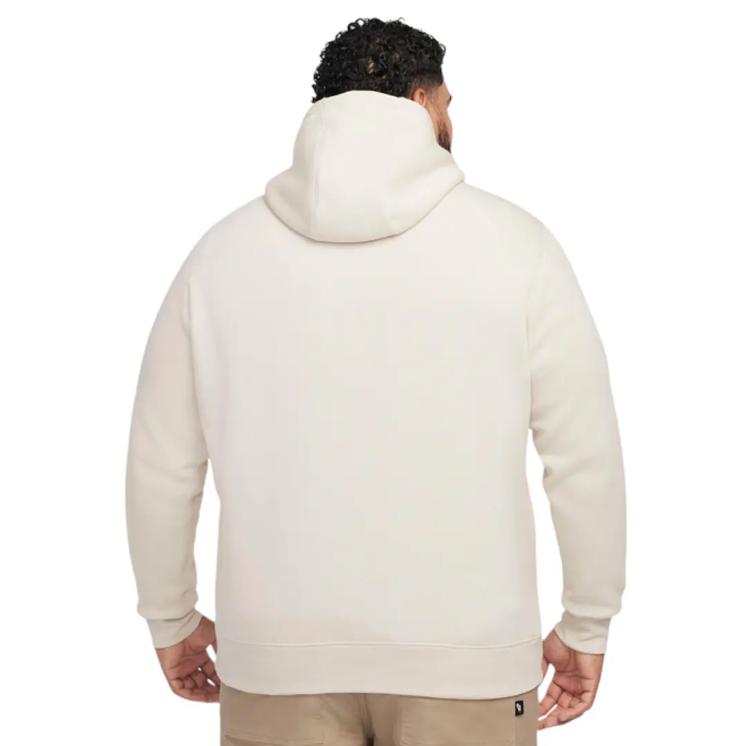 Hoodie Nike Club Brushed Back Chenille Futura-Blanco 2