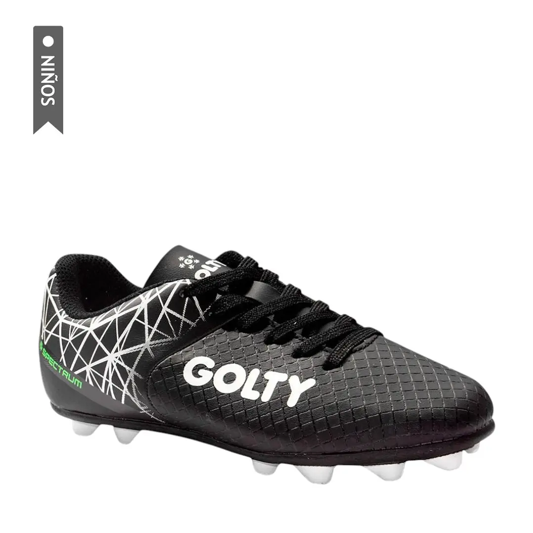 Guayos Golty Pro Spectrum Formacion Niño-Negro/Blanco 4