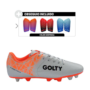 Guayos Golty Pro Spectrum Caucho-Gris/Naranja